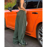 Y2K Women's Cargo Pants: Loose-Fit Parachute Style Wide Leg Trousers