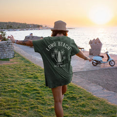 Beach California Wild Wave Tee