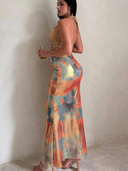 Starfish Knot Maxi Dress