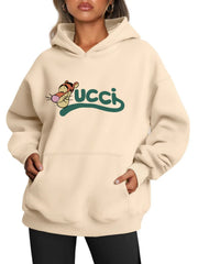 Cotton Hoodie, Personalized Printed Pattern Casual Outdoor Top Sweatshirt