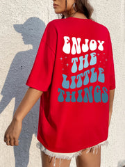 Street Hip Hop Letter Print Women's T-Shirt