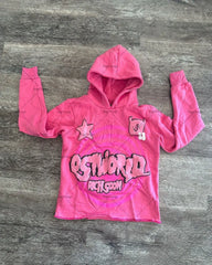 2023 American Trendy Letter Hoodie Women Casual Loose Pullover