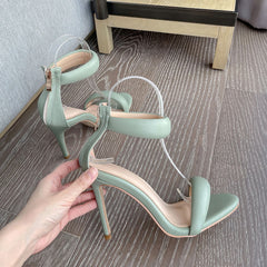 Bubble Strap High Heeled Sandals