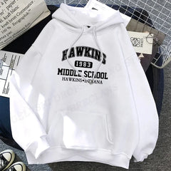 Autumn Winter Hoodie Hawkins Y2K Hoodie Streetwear Fashion Tracksuit