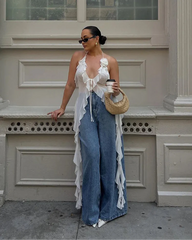 Dreamy Daze Maxi Ruffle Top