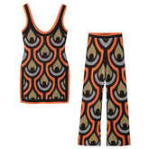 Silk Trend Knit Pants Set