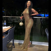 So Golden Maxi Dress