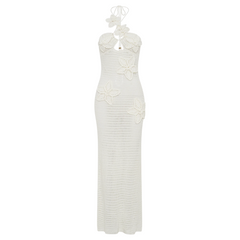 Speechless Floral Crochet Maxi Dress