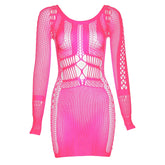Summer Fling Mesh Mini Dress