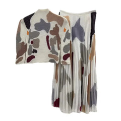 Tania Pleated Skirt Set