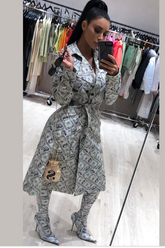 Trench Dollar Bill Coat