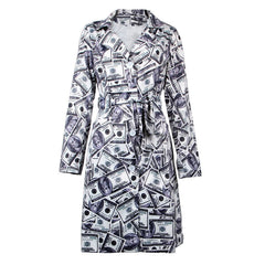 Trench Dollar Bill Coat