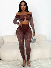 Tysha Off Shoulder Leggings Set