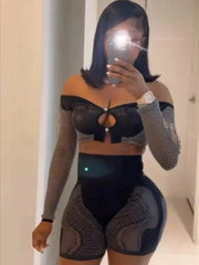 Tysha Off Shoulder Short Set