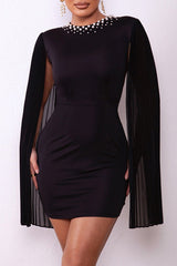 Elegant Sexy Open Back Slim Fit Evening Dress