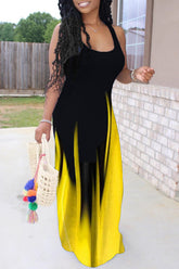 New Sexy Fashion Print Swing Dress