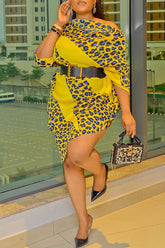 Fashion Design Sense Small Loose Mid-Length Dress