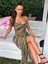 Zona Chiffon Maxi Sheer Dress