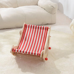 Cat Recliner Chair Solid Wood Multiple Adjustment Levels