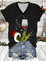 Christmas Print Casual T-Shirt