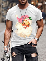 Christmas Printed Short Sleeve T-Shirt