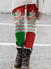 Women's Merry Christmas Christmas Tree Printed Leggings