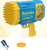 Bazookaâ„?- 69 hole soap bubbles machine gun with led light