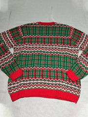 Christmas Ugly Cat Knitted Christmas Sweater