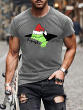 Christmas Hat EW People Print T-Shirt