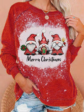 Merry Christmas Print Casual Sweatshirt
