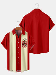 Christmas Series large Casual Short Sleeve Shirt