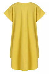 Floral Print Tassel Decor Tie Neck Dress