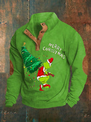 Funny Classic Christmas Character Merry Christmas! Print Casual Pullover