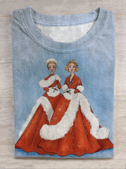 Christmas Art Illustration Print Unisex Classic T-shirt