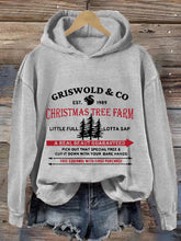 Christmas Griswold Co Christmas Tree Farm Hooded Sweatshirt