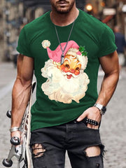 Christmas Printed Short Sleeve T-Shirt