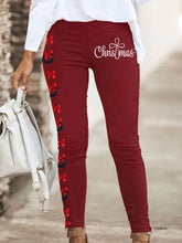 Christmas Cross Print Leggings