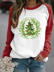 Art Christmas Tree Casual Sweatshirt