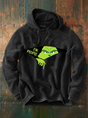 EW People Print Hooded Sweatshirt