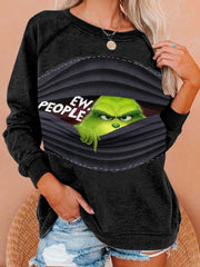 Women's Christmas Ew People Sweatshirt