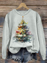 Christmas Casual Printed Sweatshirt