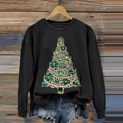 Christmas Tree Art Print Casual Hoodie