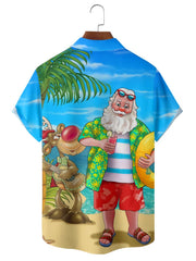 Christmas Casual Loose Plus Size Short-Sleeved Shirt