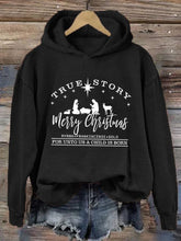 Christian Christmas True Story Lounge Hoodie
