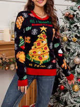Retro All I Want For Christmas Print Sweater