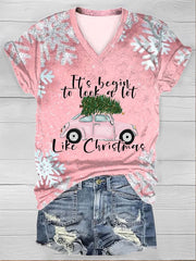 It's Begin To Look A Lot Like Christmas Short Sleeve T-Shirt