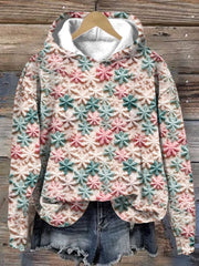 Christmas Print Long Sleeve Hoodie