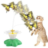 Cat Toy Rotating Butterfly Bird Bee Toys