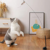 MeowFeather Toyâ„?- Interactive cat toy with feathers - 1+1 FREE
