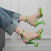 Twisted Platform Heels